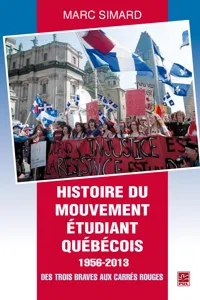 Histoire du mouvement étudiant québécois 1956-2013_cover