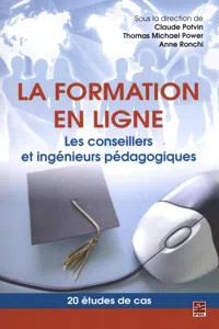 La formation en ligne. Les conseillers et ingénieurs pédagog_cover