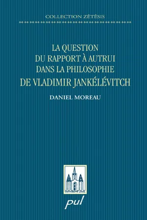 La question du rapport à autrui dans la philosophie...