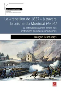 Rébellion de 1837 à travers le prisme du Montreal Herald..._cover