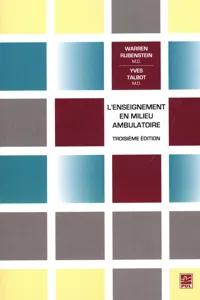 L'enseignement en milieu ambulatoire 3e édition_cover