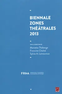 Biennale Zones théâtrales 2013_cover