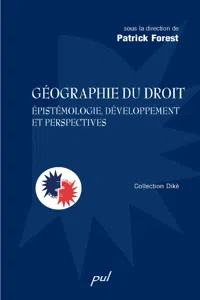 Géographie du droit : Épistémologie, développement et..._cover