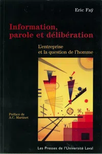 Information, parole et délibération_cover