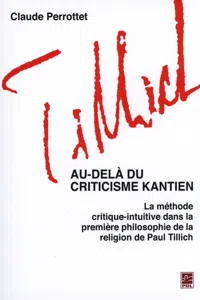 Au-delà du criticisme kantien_cover