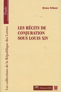 Les récits de conjuration sous Louix XIV_cover