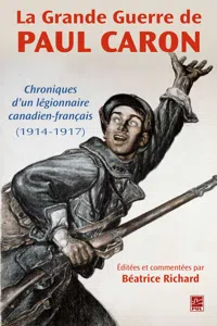 La grande Guerre de Paul Caron_cover