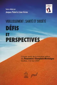 Vieillissement: santé et société_cover