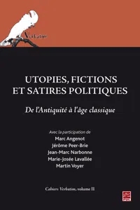 Utopies, fictions et satires politiques_cover