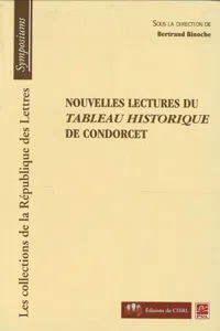 Nouvelles lectures du tableau historique de condorcet_cover