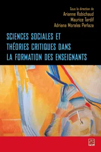 Sciences sociales et théories critiques dans la formation.._cover