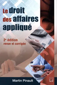 Le droit des affaires appliqué 2e édition_cover