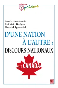 D'une nation à l'autre : discours nationaux au Canada_cover