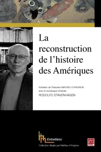 La reconstruction de l'histoire des Amériques_cover