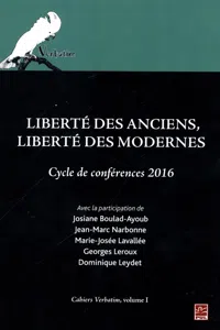 Liberté des Anciens, liberté des Modernes_cover