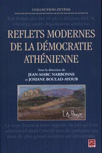 Reflets modernes de la démocratie athénienne_cover