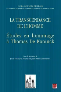 La transcendance de l'homme : Études en hommage à Thomas..._cover