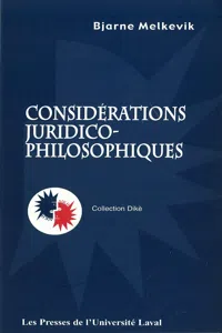 Considérations juridico-philosophiques_cover