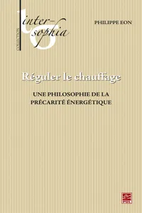 Réguler le chauffage, Une philosophie de la précarité énergétique_cover