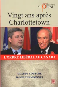 Vingt ans après Charlottetown_cover