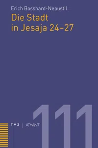 Die Stadt in Jesaja 24–27_cover