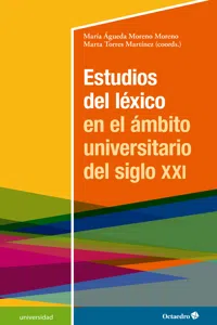 Estudios del léxico en el ámbito universitario del siglo XXI_cover