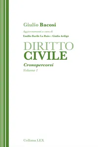 DIRITTO CIVILE - Cronopercorsi - Volume 1_cover