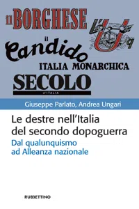 Le destre nell'Italia del secondo dopoguerra_cover