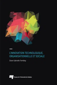 L'innovation technologique, organisationnelle et sociale_cover