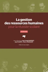 La gestion des ressources humaines pour la réussite scolaire, 2e édition_cover