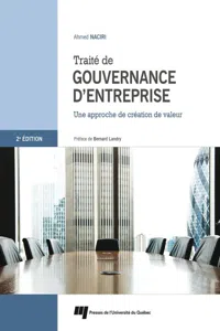 Traité de gouvernance d'entreprise 2e édition_cover