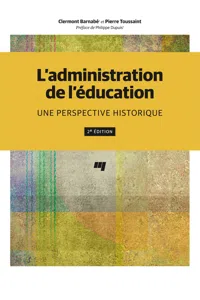 L'administration de l'éducation, 2e édition_cover