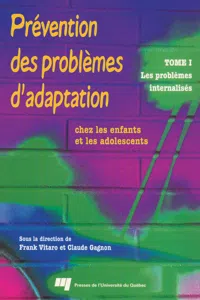 Prévention des problèmes d'adaptation chez les enfants et les adolescents_cover