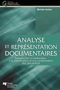 Analyse et représentation documentaires_cover