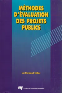 Méthodes d'évaluation des projets publics_cover