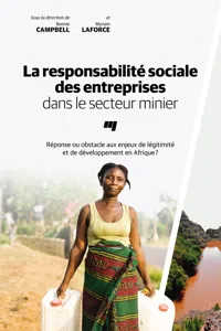 La responsabilité sociale des entreprises dans le secteur minier_cover