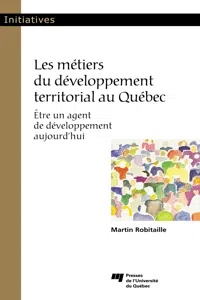 Les métiers du développement territorial au Québec_cover