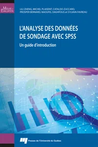 L'analyse des données de sondage avec SPSS_cover