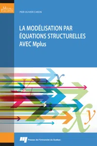 La modélisation par équations structurelles avec Mplus_cover