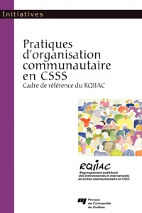 Pratiques d'organisation communautaire en CSSS_cover