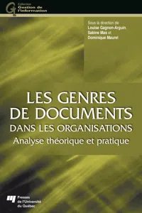 Les genres de documents dans les organisations_cover