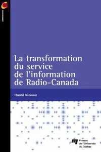 La transformation du service de l'information de Radio-Canada_cover