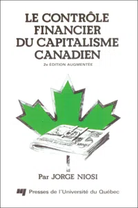 Le contrôle financier du capitalisme canadien_cover