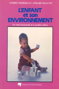 L'enfant et son environnement_cover