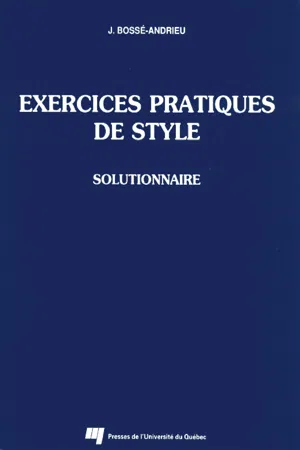 Exercices pratiques de style