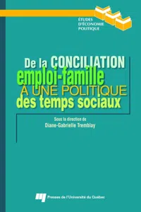 De la conciliation emploi-famille à une politique des temps sociaux_cover