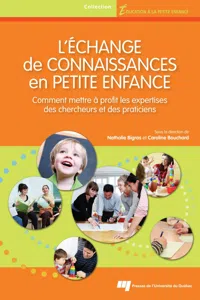 L'échange de connaissances en petite enfance_cover