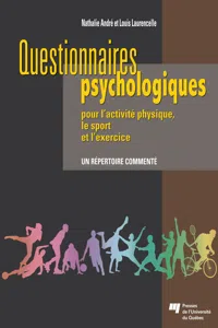 Questionnaires psychologiques pour l'activité physique, le sport et l'exercice_cover