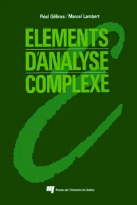 Éléments d'analyse complexe_cover