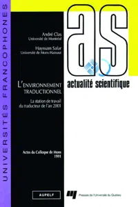 L'environnement traductionnel_cover